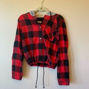 Sold ✅ Buffalo plaid jacket NWT